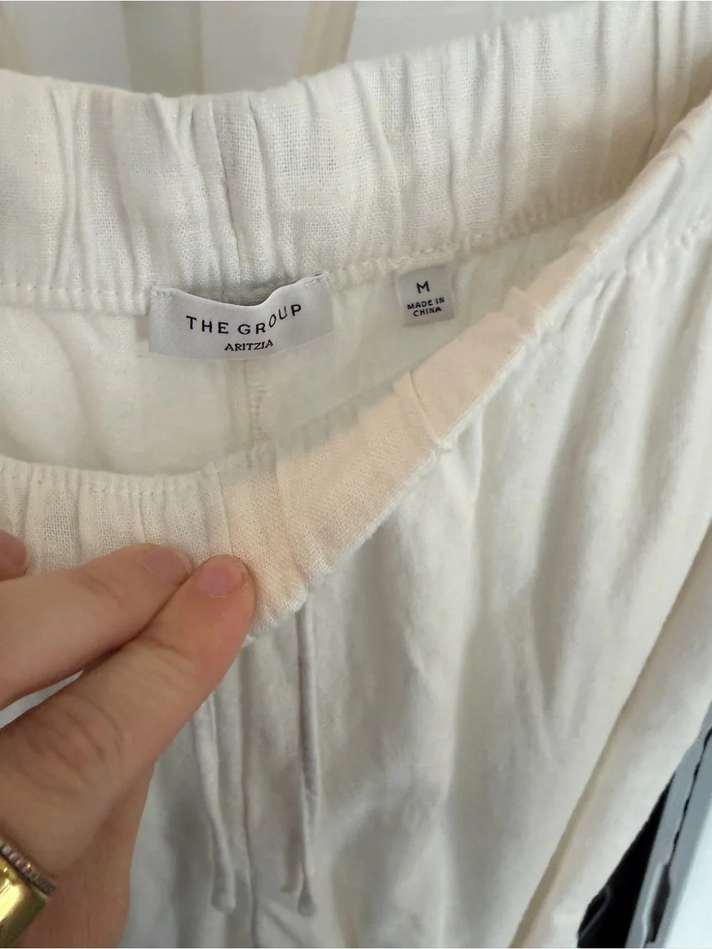 Aritzia The Group Sontag Linen Pant